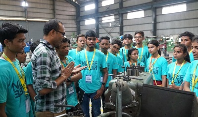 NLCEE 2022 Toppers visit to different laboratories at IIT Guwahati